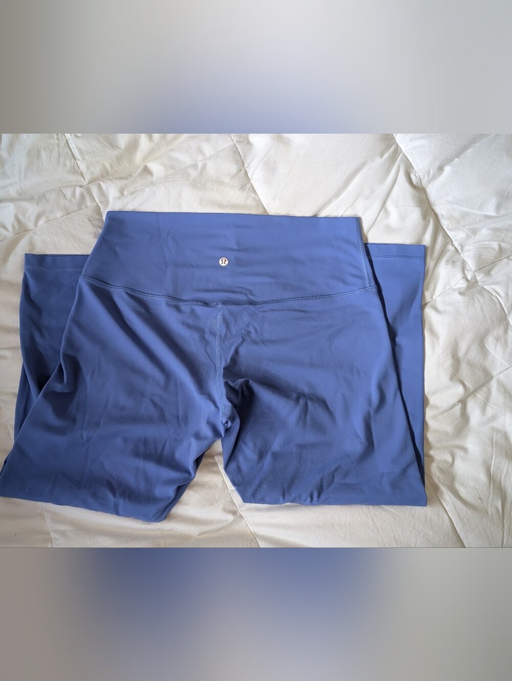 14 lululemon athletica Align High Rise Crop Leggings Periwinkle Blue